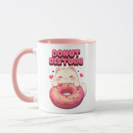 Niedlicher Cat Donut Tasse