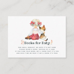 Niedlicher Cat Herbst - Fall Baby Showbucher anfor Begleitkarte