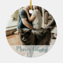 Niedlicher Cat Lover Winter Meowa Weihnachten