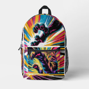 Niedlicher Cat School-Rucksack - Perfektes Geschen Bedruckter Rucksack