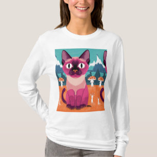 Niedlicher Cat T - Shirt - Feline Fun Design