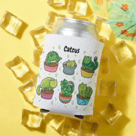 Niedlicher Catcus Dosenkühler