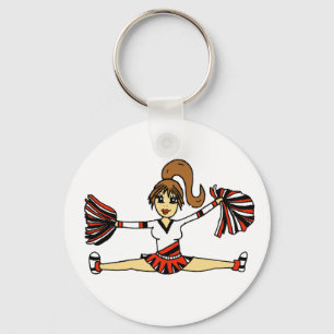 Niedlicher Cheerleader-Schlüsselanhänger Schlüsselanhänger