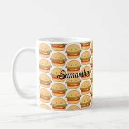 Niedlicher Cheeseburger Kaffeetasse