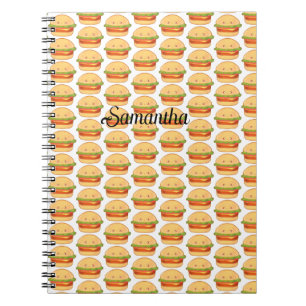 Niedlicher Cheeseburger Notizblock