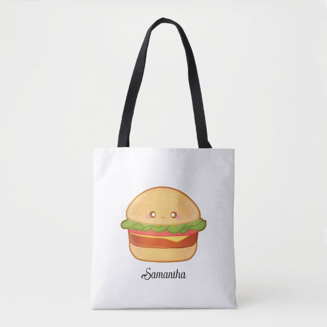Niedlicher Cheeseburger Tasche (Vorderseite)