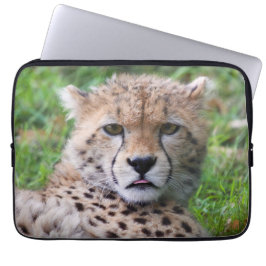 Niedlicher Cheetah-Laptop-Ärmel Laptopschutzhülle