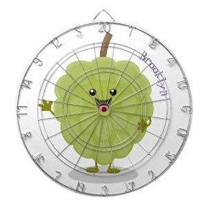 Niedlicher Cherimoya-Cartoon Dartscheibe