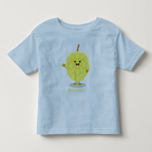 Niedlicher Cherimoya-Cartoon Kleinkind T-shirt