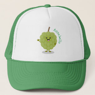 Niedlicher Cherimoya-Cartoon Truckerkappe