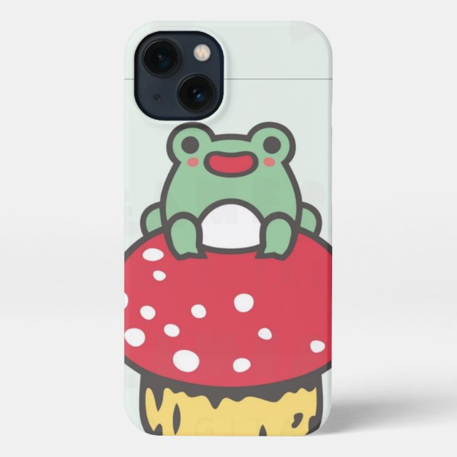 Niedlicher Chibi Frog Handy Gehäuse - iPhone 13 Hülle (Rückseite)