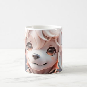 Niedlicher Chibi Golden Retriever Welppy Kaffeetasse