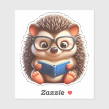 Niedlicher Chibi Reading Igel