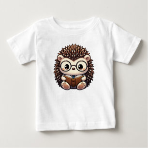 Niedlicher Chibi Reading Igel Baby T-shirt