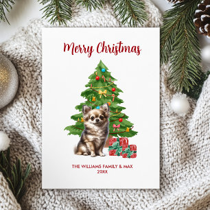 Niedlicher Chihuahua-Hund Weihnachten