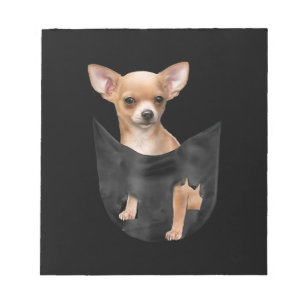 Niedlicher Chihuahua in deinem Pocket Weihnachten Notizblock