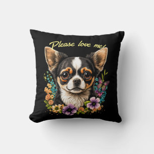 Niedlicher Chihuahua-Wurfkissen und benutzerdefini Kissen