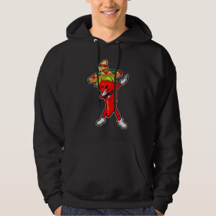 Niedlicher Chili Dabbing Pepper Mexican Hot Jalape Hoodie