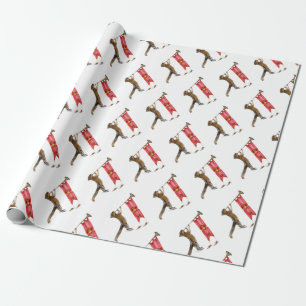 Niedlicher Chipmunk-Ansager Geschenkpapier