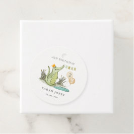 Niedlicher Chomp-Alligator im Sumpf jedes Lebensal Geschenkanhänger
