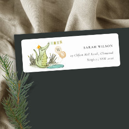 Niedlicher Chomp-Alligator in der Sumpfballon-Adre