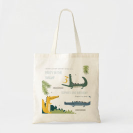 Niedlicher Chomp-Alligator Sumpf jedes Alters Kind Tragetasche