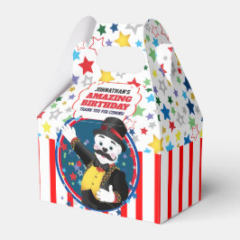 Niedlicher Circus Ringmaster Cartoon Polar Bear Geschenkschachtel