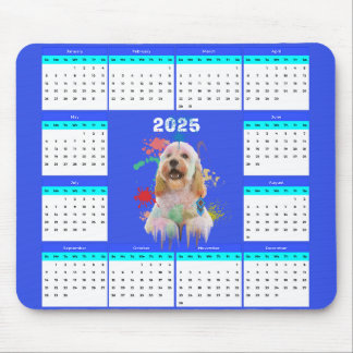 Niedlicher Cockapoo-Dog-Kalender individuell anpas Mousepad