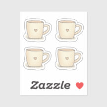 Niedlicher Coffee-Cup mit Herz