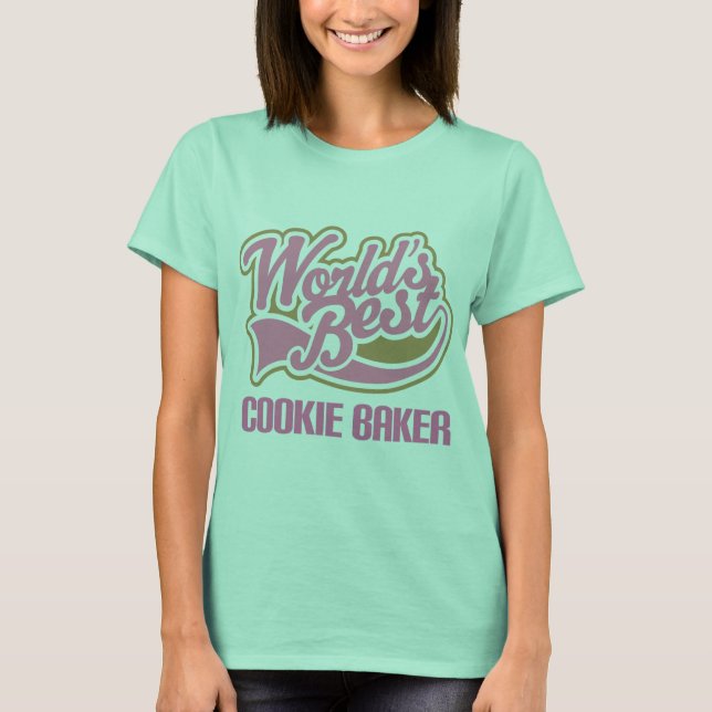 Niedlicher Cookie Baker T-Shirt (Vorderseite)