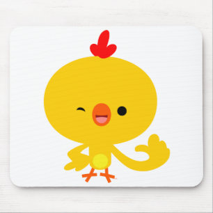 Niedlicher Cooler Cartoon Hühnermousepad Mousepad