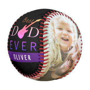 Niedlicher Cooler Moderner Bester Vater je Foto Va Baseball