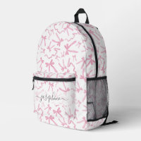 Niedlicher Coquette rosa Bandbogen personalisiert