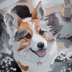 Niedlicher Corgi Dog Totbeutel Tragetasche