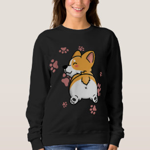 Niedlicher Corgi Hintern - Dog Lover Geschenk Sweatshirt