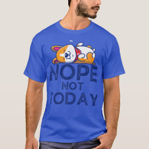 Niedlicher Corgi Sleeping Cartoon Vector Illustrat T-Shirt