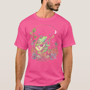 Niedlicher Cotgingcore-Ästhetik-Frosch Acoustic GG T-Shirt