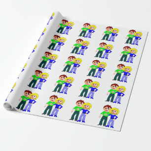 NIEDLICHER COUPLE GESCHENKPAPIER