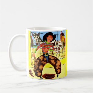 niedlicher Cowboy Kaffeetasse