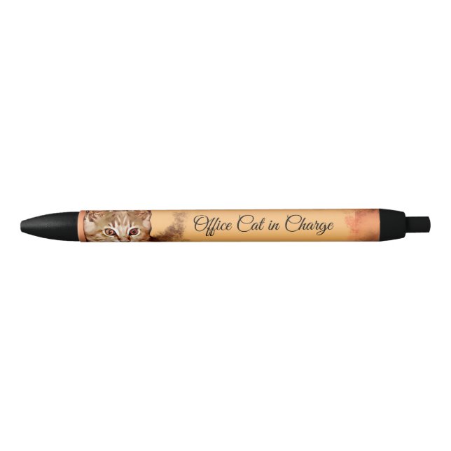 Niedlicher Crazy Cat Lady Personalisiert Pen Kugelschreiber (Vorderseite)