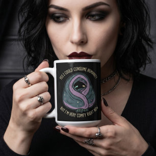 Niedlicher Cthulhu Ja ich könnte die Menschheit ko Kaffeetasse