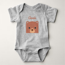 Niedlicher Cudly Brown Bear Individuelle Name | Bo
