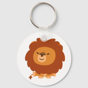 Niedlicher Cudly Cartoon Lion Schlüsselanhänger