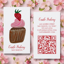 NIEDLICHER CUPCAKE Bäckereibäckerei Koch Moderner Visitenkarte