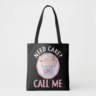 Niedlicher Cupcake Baker Spaß Bäckerei Konditore Tasche