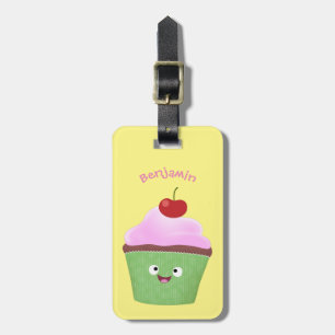 Niedlicher Cupcake Cartoon Gepäckanhänger