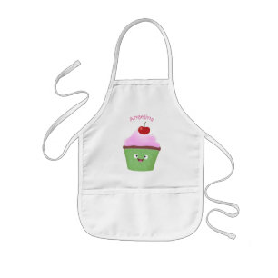 Niedlicher Cupcake Cartoon Kinderschürze
