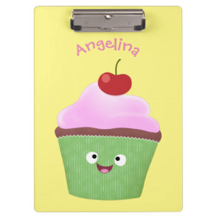 Niedlicher Cupcake Cartoon Klemmbrett