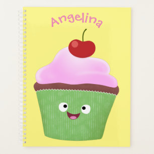 Niedlicher Cupcake Cartoon Planer