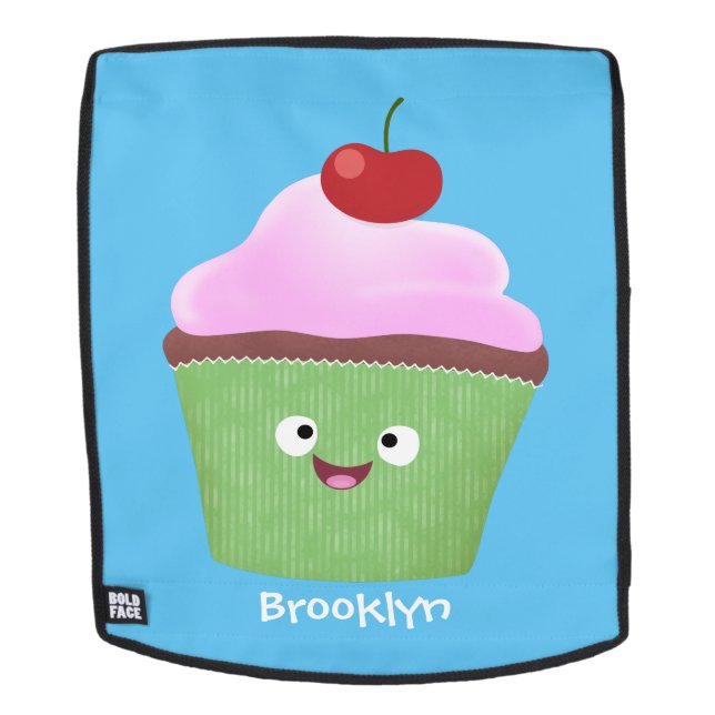 Niedlicher Cupcake Cartoon Rucksack (Abnehmbare Front)